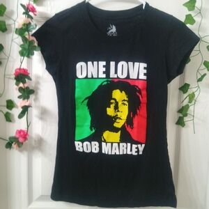 Bob Marley fitted T-shirt Medium